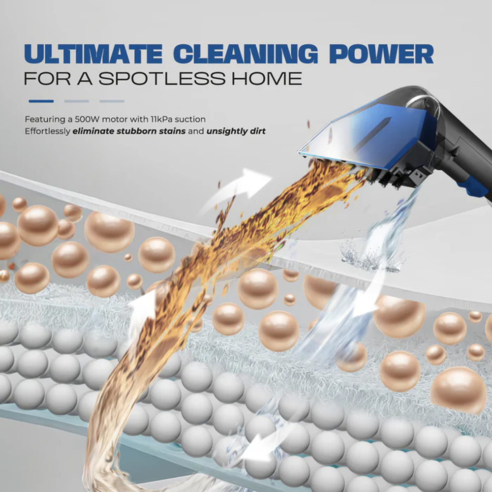 Russell Taylors 500W Multi-Surface Spot Cleaner SC20 | Clean fabrics, mirrors & windows | Portable, lightweight