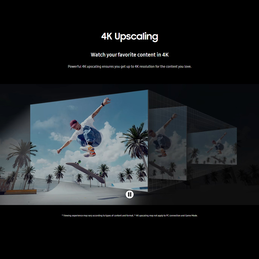 SAMSUNG 55"/65"/75" Crystal 4K UHD Smart TV UA55DU8000KXXM/UA65DU8000KXXM/UA75DU8000KXXM | AirSlim | 4K Upscaling