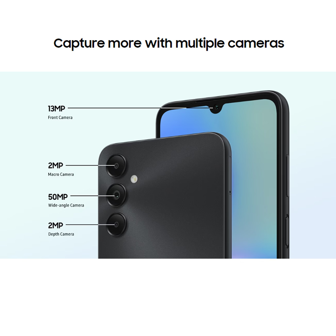 SAMSUNG Galaxy A05s 6GB+128GB | 6.7" FHD+ Display | 50MP Camera | 5,000mAh(typical) Battery | Octa Core Processor | Smartphone with 1 Year Warranty