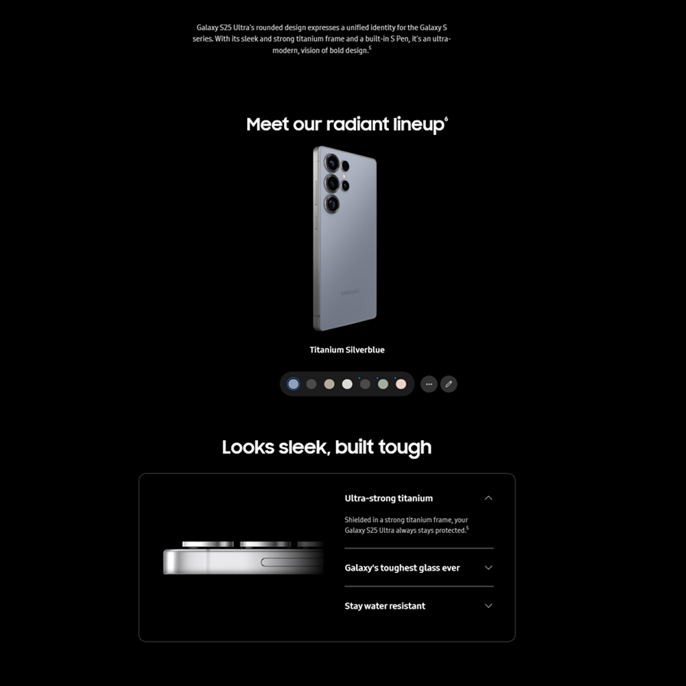 SAMSUNG Galaxy S25 Ultra | Qualcomm SM8750-AB Snapdragon 8 Elite |  Galaxy AI | 200 MP Camera | 5000 mAh Battery