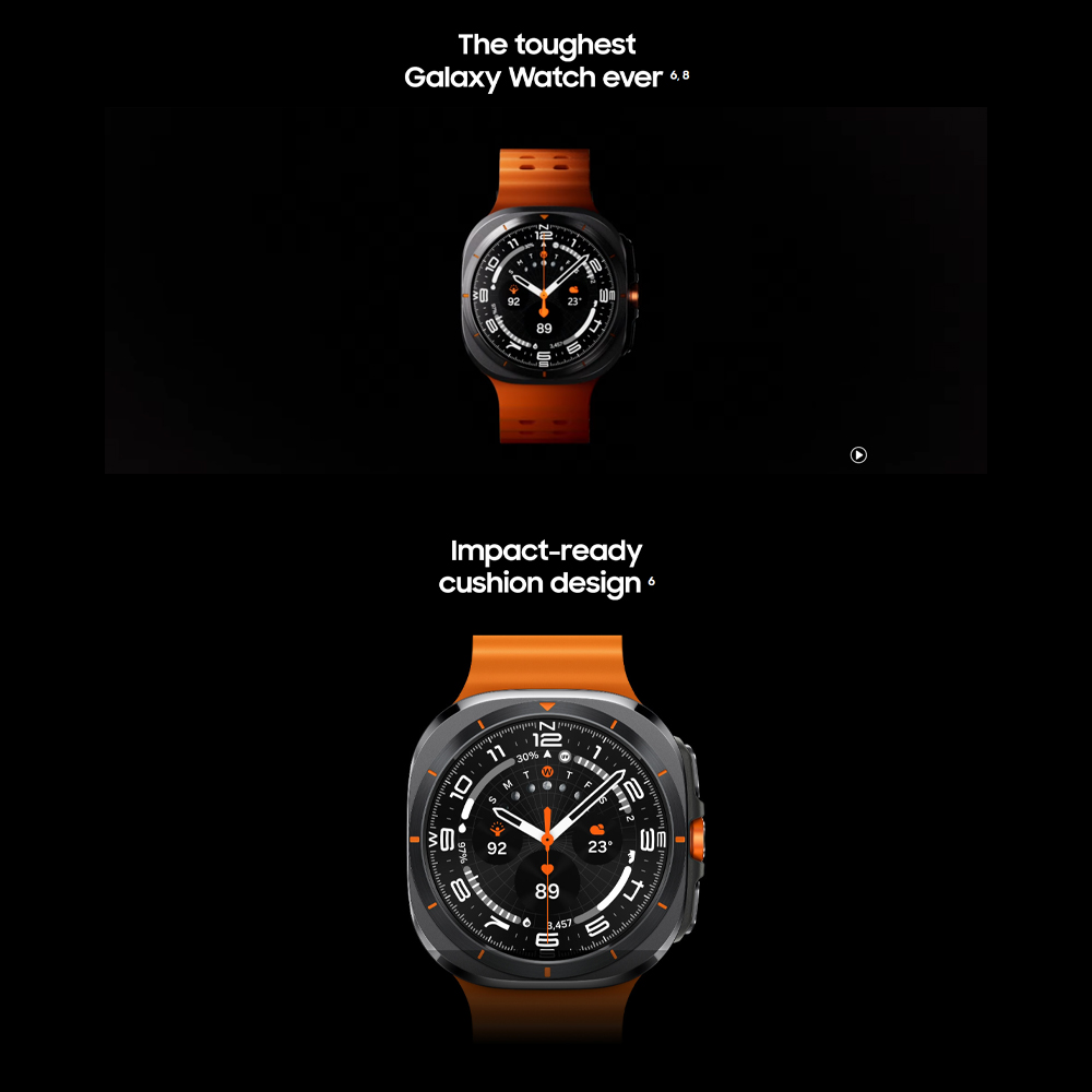 SAMSUNG Galaxy Watch Ultra (LTE) 47mm | 10 ATM water resistance | Immediate Safety Siren | Dual-Frequency GPS