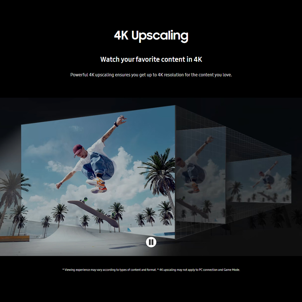 SAMSUNG 50"/55"/65"/75" Crystal 4K UHD Smart TV UA50DU7000KXXM/UA55DU7000KXXM/UA65DU7000KXXM/UA75DU7000KXXM | 4k Upscaling | Motion Xcelerator