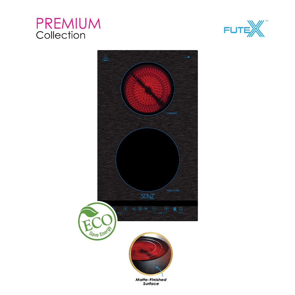 SENZ 2 Burners 2 in 1 Smart Cooker | SZ-VRC868i | Matte-finished surface | Easy-to-clean | Heat resistance