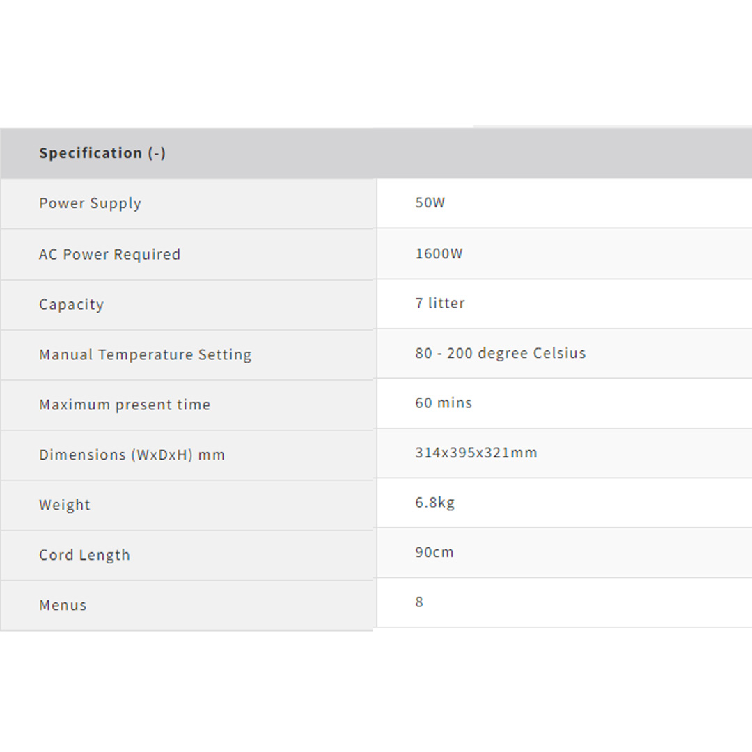 SHARP 7L Air Fryer KFAF70MBK/KFAF70MST | Drop Off Protection | Auto Pot Detection | Auto Re-Operate | Auto Stop | Air Fryer with 1 Year Warranty