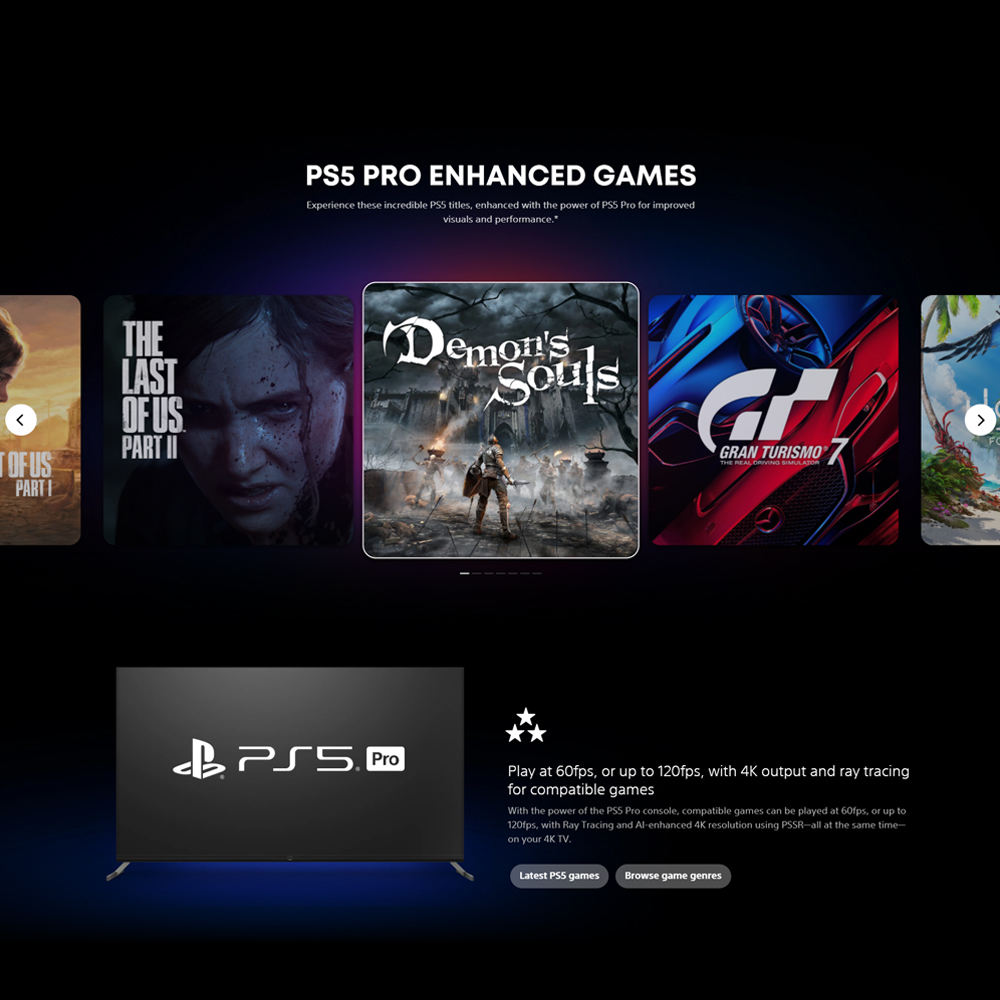 SONY 2TB Playstation 5 Pro Slim (DIGITAL) | Witness Play Unleashed | 2TB of SSD storage built-in