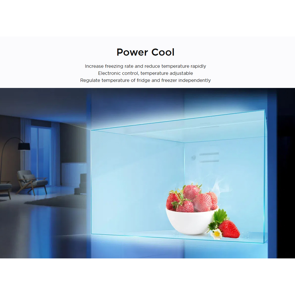 TCL 505L Twin Eco Inverter Multi Doors Refrigerator TR-C505AGWP | Total no frost | External LED display | LED light