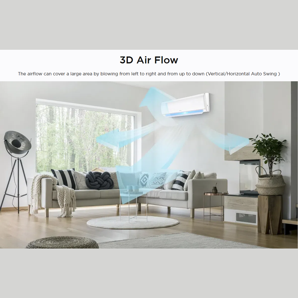 TCL 1HP/1.5HP/2HP New Elite Series Inverter Air Conditioner TAC-09CSD/TAC-12CSD/TAC-18CSD (XA82I) | Fast Cooling | Golden Fin