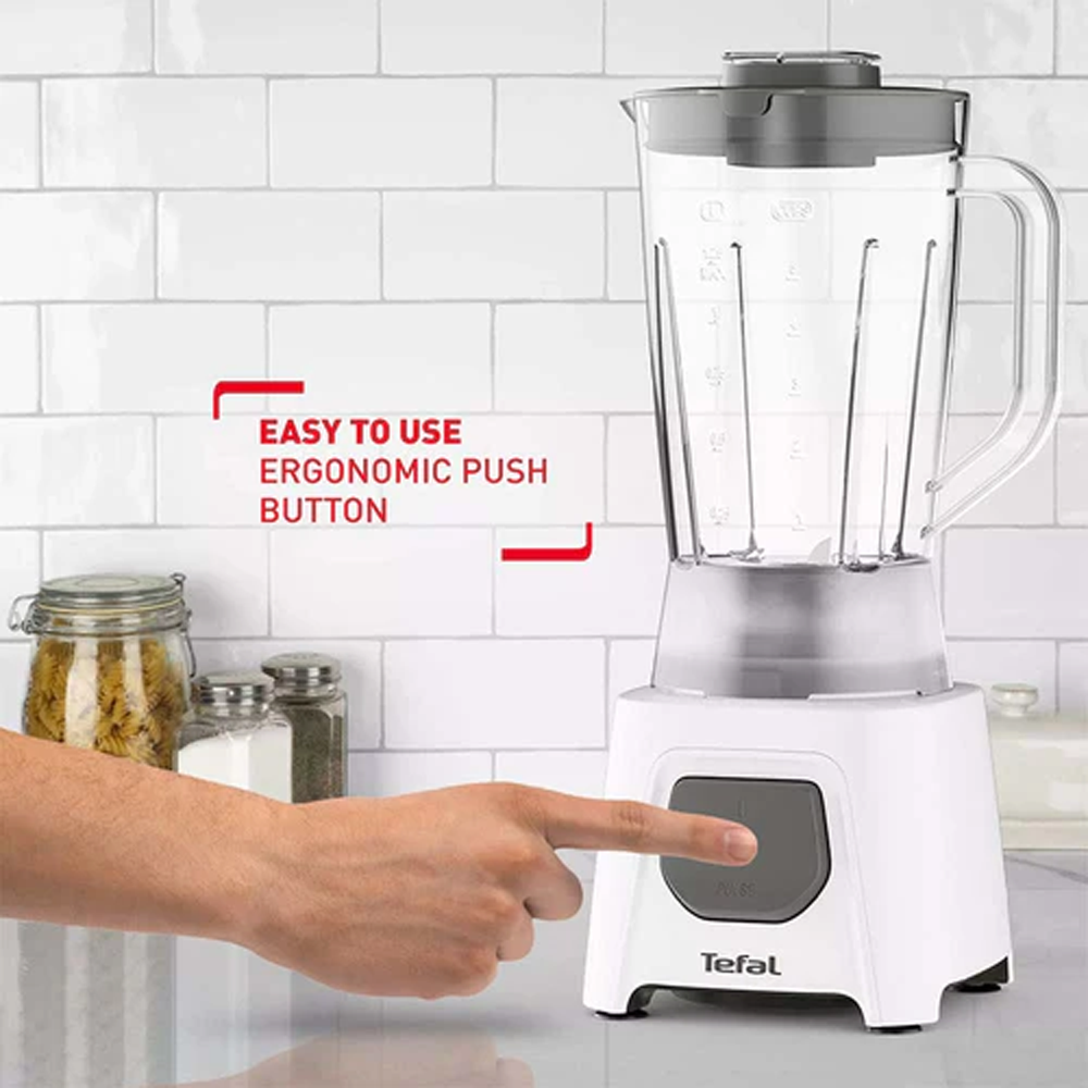 Tefal 1.5L Uno 2 Blender BL2B1165 | Durable Zelkrom Blades | Ice Crush Technology | High Capacity Jar Ideal for Family Use