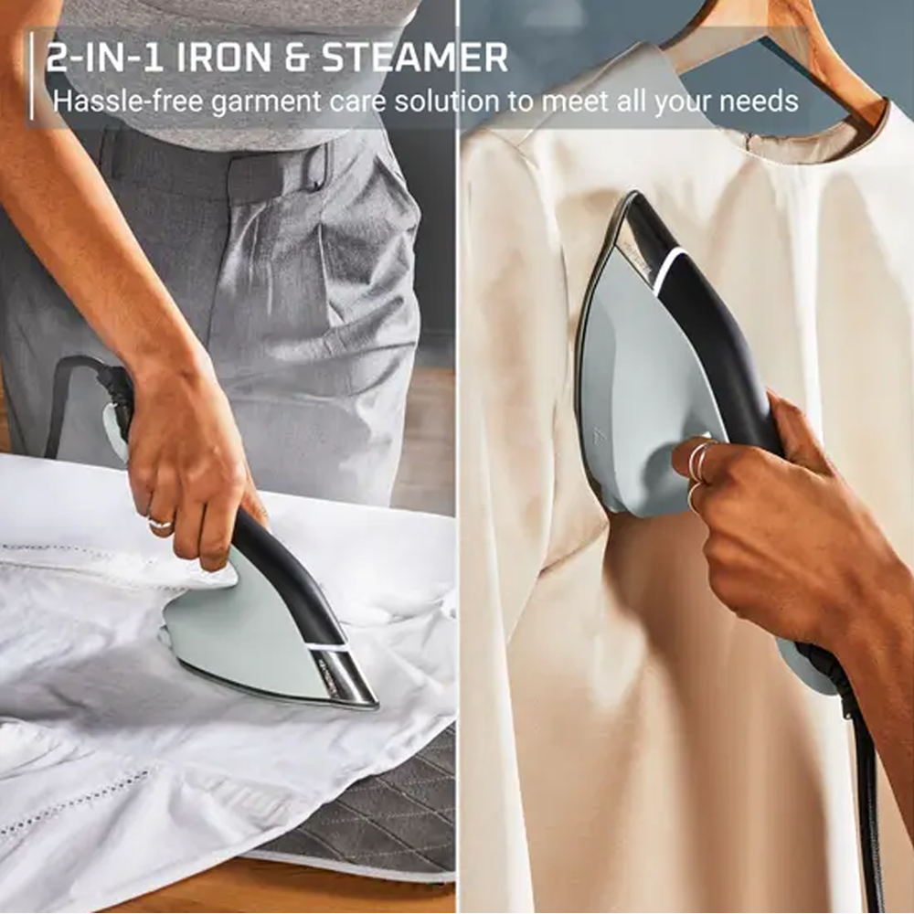 Tefal 1700W Duo Power 2-in-1 Steam Iron JF4033 | Steam output up to 25g/minute | Support vertical steam | Auto-off & anti-drip funtions | Ceramic soleplate technology