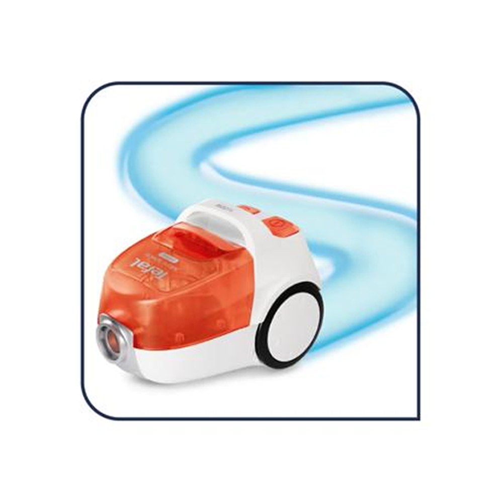 Tefal 1600W Micro Space Cyclonic Bagless Vacuum Cleaner TW3233HH | Efficient Cyclonic Filtration | 86Db(A) Sound level