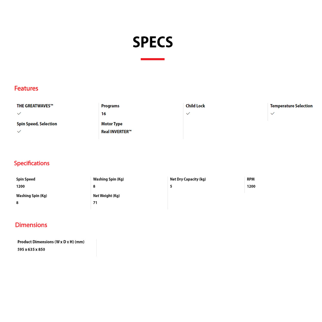 TOSHIBA 8/5KG Real Inverter Front Load Washer Dryer TWD-BK90S2M / TWD-BK90S2M(SK) | 1 Hour Quick Wash & Dry | THE GREATWAVES | Washer Dryer with 2 Year General & 10 Year Motor Warranty