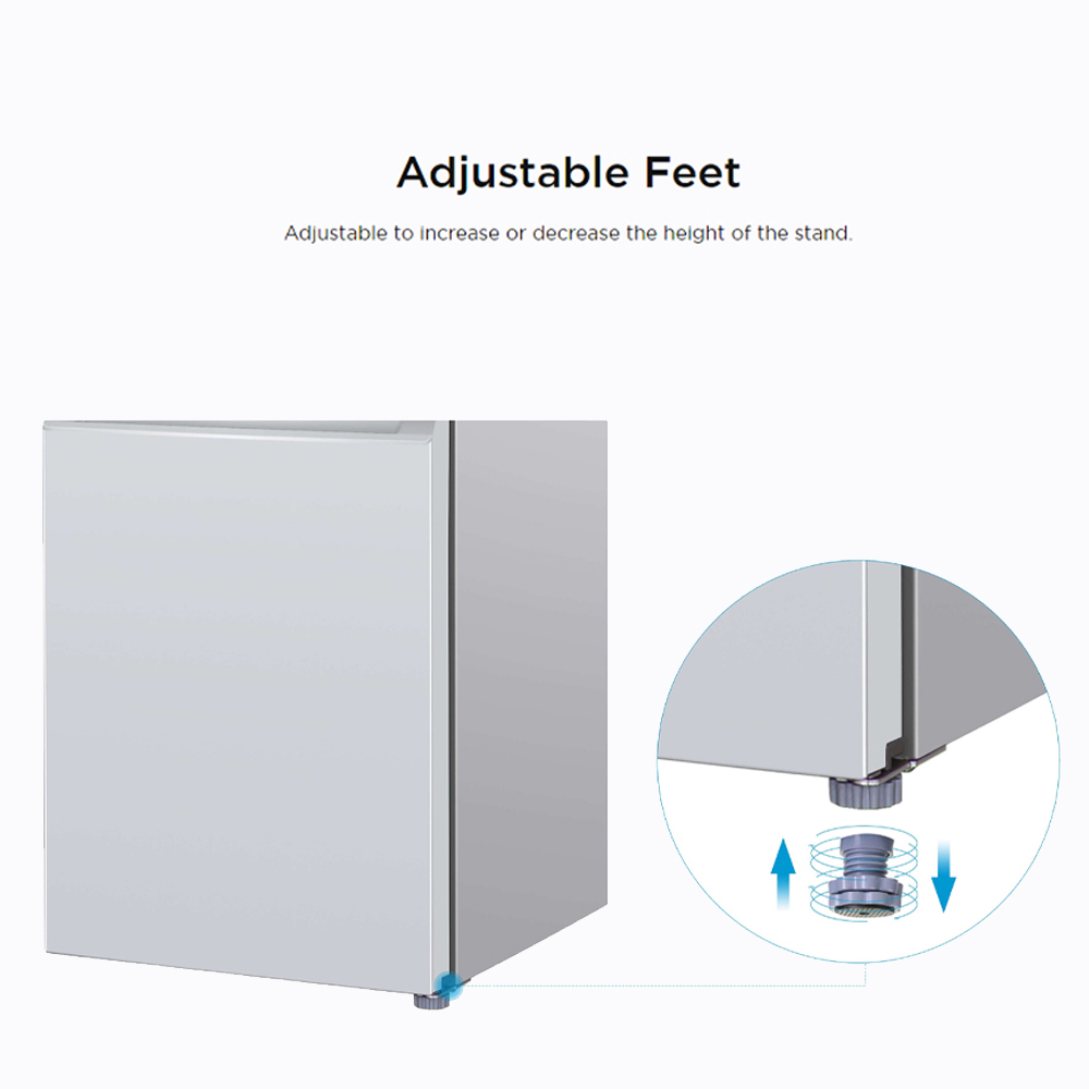 TCL 165L 2 Door Top Mounted Non-Inverter Refrigerator Crystal TRTM-W1650S1| Defrost | LED light | Strong and Durable Material | 2  Year General Warranty   10 Year Motor Warranty