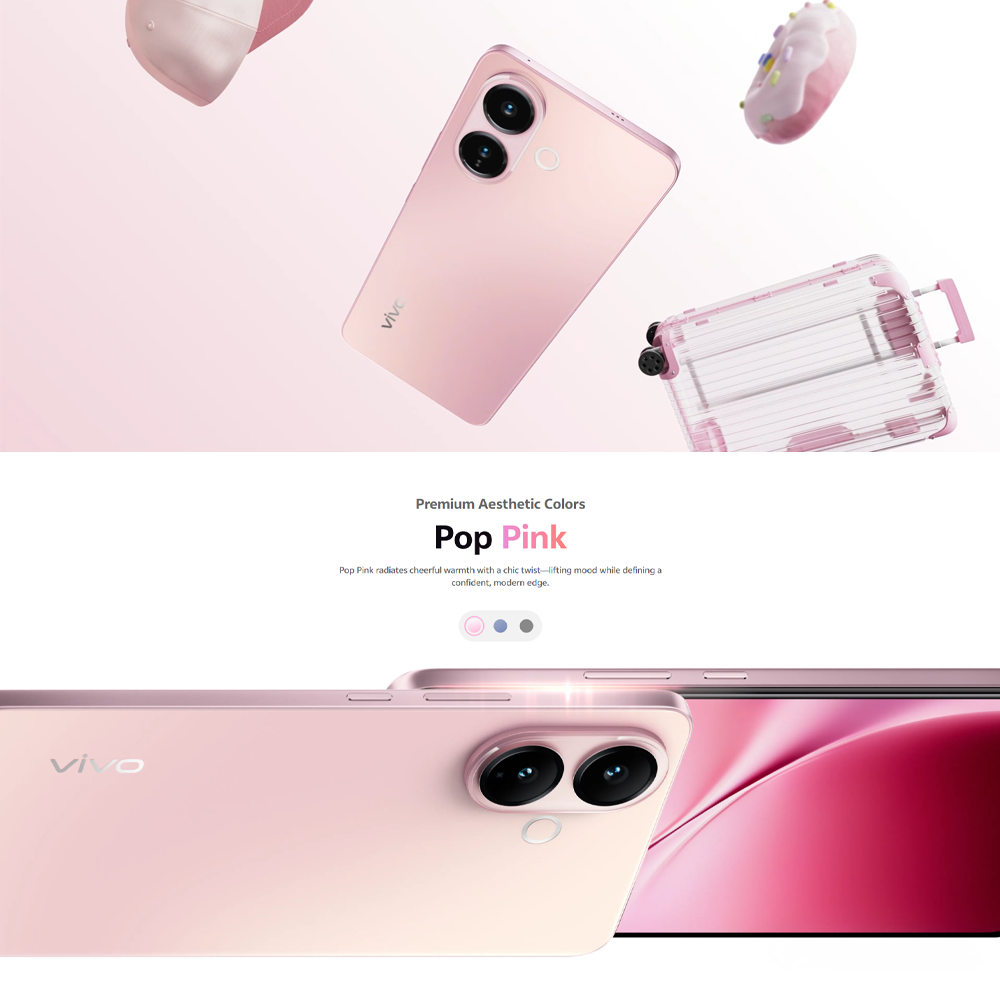 vivo V60 Lite 5G 8GB+256GB/ 12GB+512GB | 6.77 inches, AMOLED | 50MP Rear Camera | Mediatek Dimensity 7360 Turbo (4 nm) | Android 15, Funtouch 15 | 6500 mAh