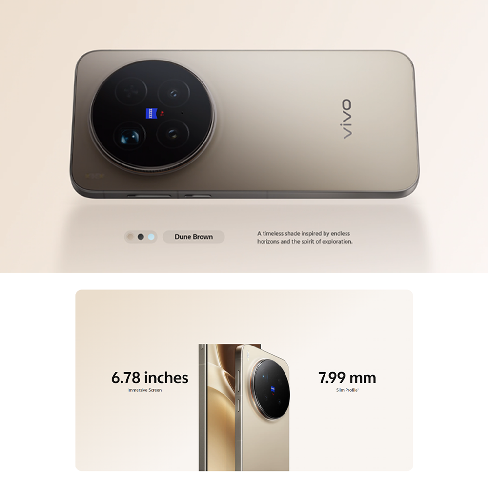 vivo X300 Pro 5G | 200MP ZEISS APO Telephoto Camera | 6510mAh BlueVolt Battery | Dimensity 9500 | 90W FlashCharge | IP68&69 Dust & Water Resistance