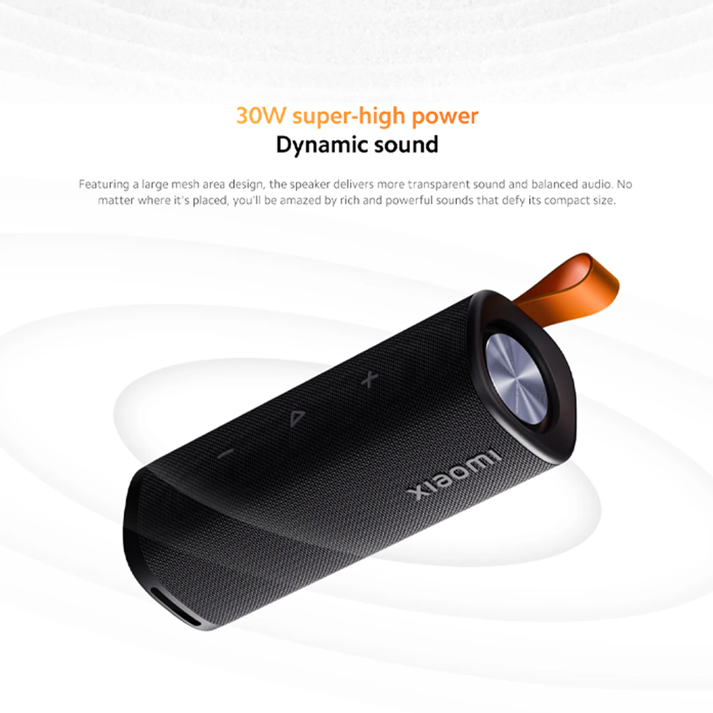 Xiaomi Sound Outdoor MDZ-38-DB | True wireless stereo sound | Powerful 30W output | Up to 12 hours long-lasting battery