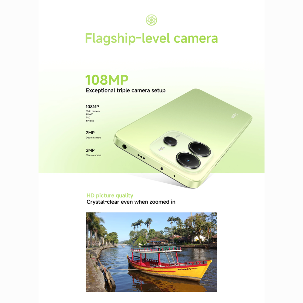 Xiaomi Redmi Note 14 | MediaTek Helio G99-Ultra | 120Hz Eye-Care Display | 108MP AI Camera System