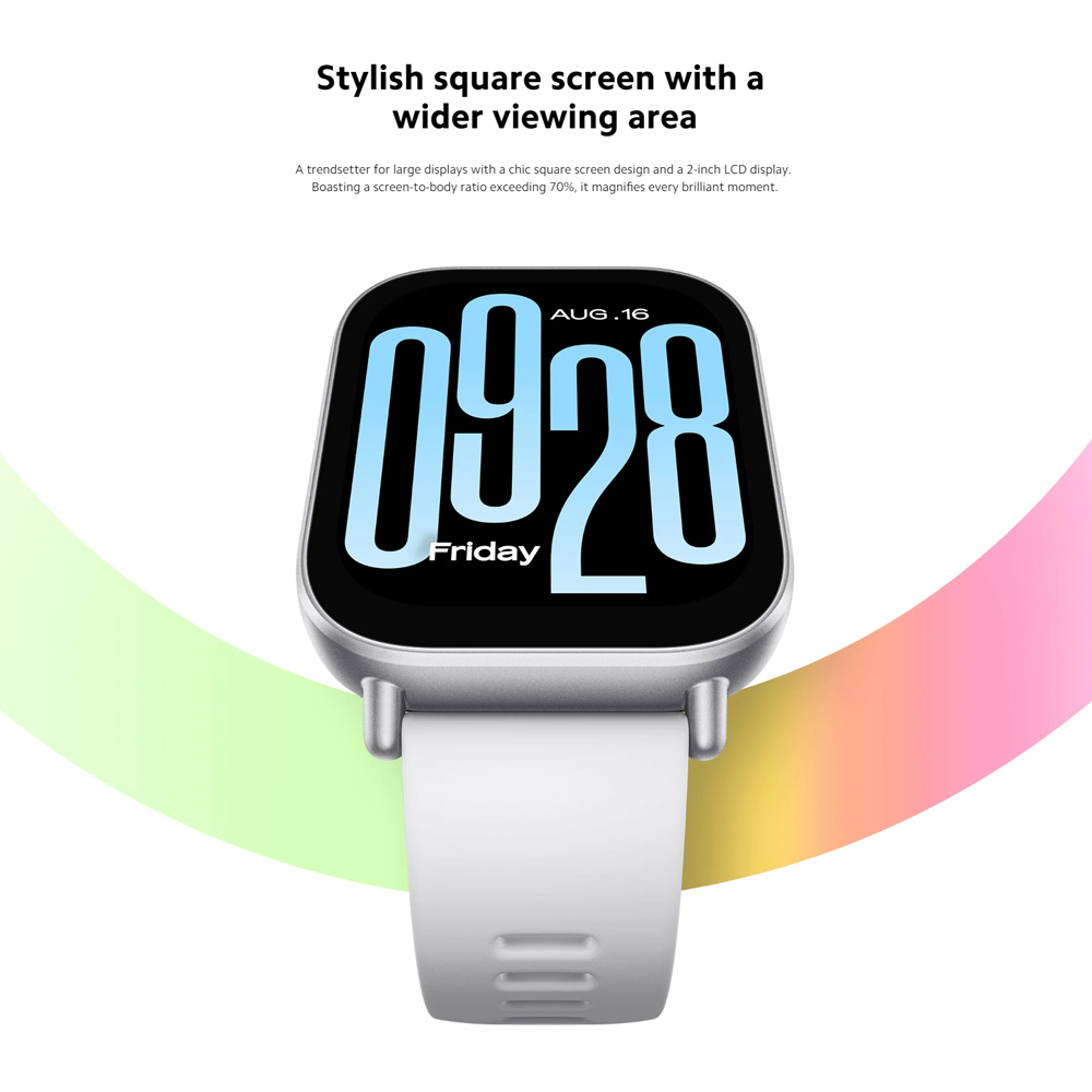 Xiaomi Redmi Watch 5 Active | 2'' LCD large display | All-day blood oxygen and stress monitoring | Up to 18 days of battery life