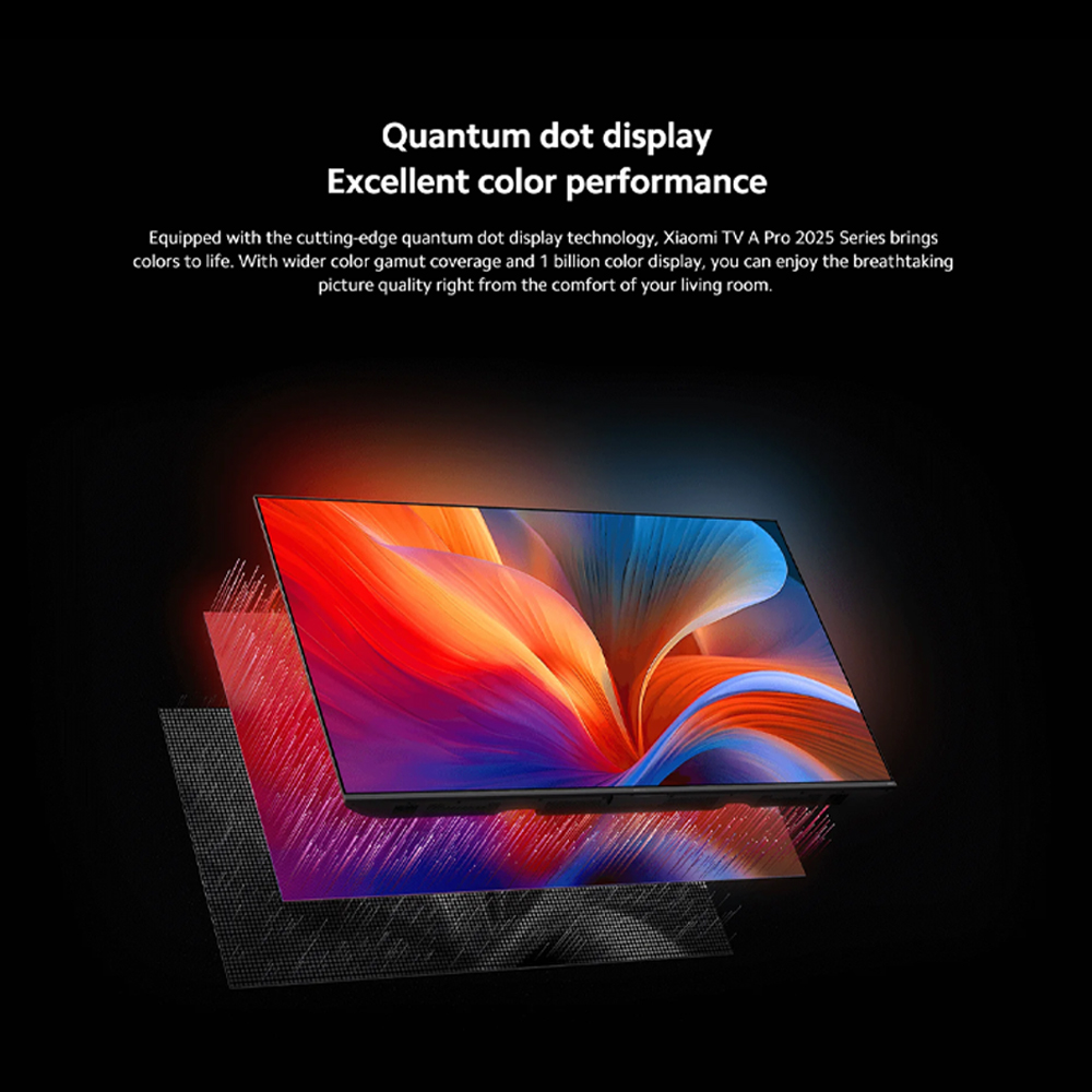 Xiaomi 43" 55" inch 4K UHD Google TV TV A Pro 43 2025 / A Pro 55 2025 | Bright 4K QLED | Google TV | 360° Bluetooth
