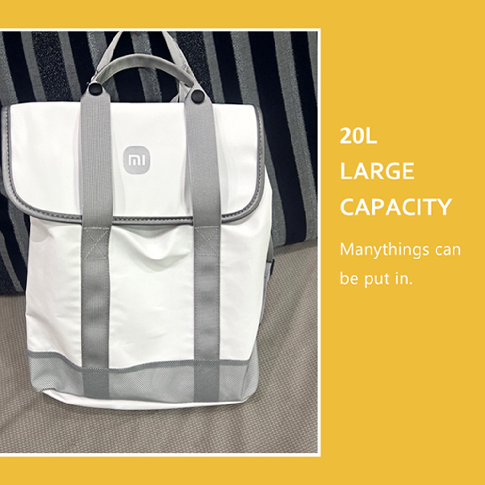 Xiaomi  Mijia 20L Polyester Fiber Backpack |  20L Large Capacity  | Many Things Can Be Put In |  Waterproof Polyester