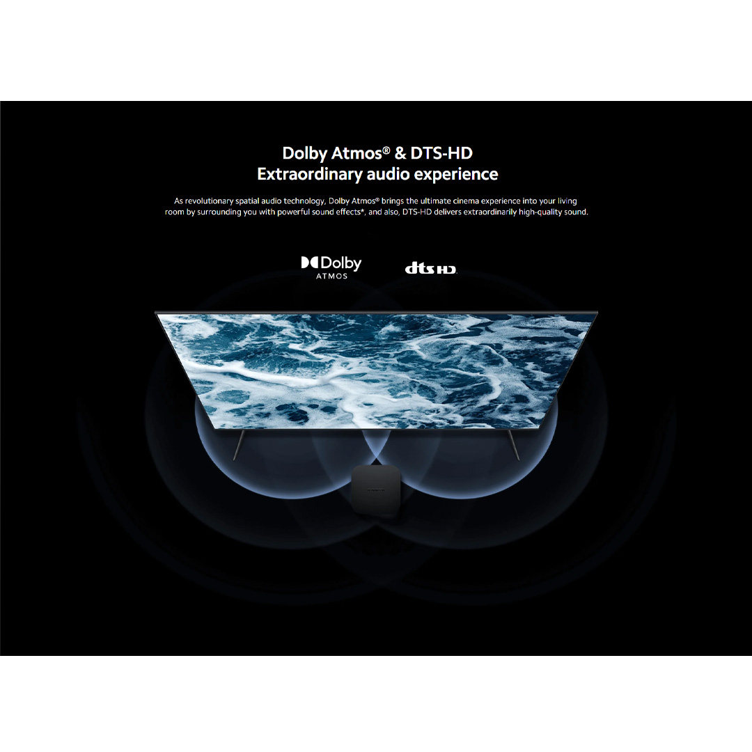 Xiaomi TV Box S (2nd Gen) | Powerful Processor | 4K Ultra HD | Bluetooth 5.2 | Google TV | Dual-band Wi-Fi | TV Box with 1 Year Warranty