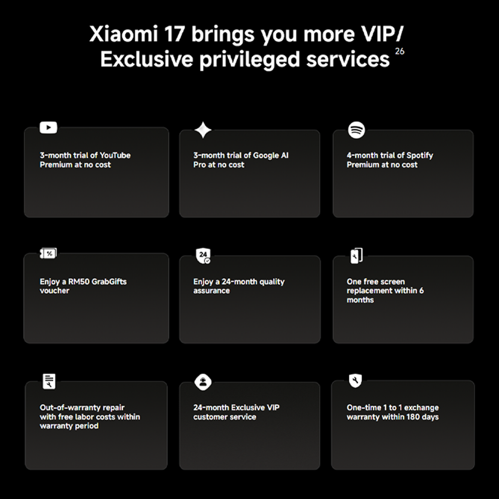 Xiaomi 17 12GB+512GB/12GB+256GB | 6.3", LTPO AMOLED | 50MP Rear Camera | Qualcomm SM8850-AC Snapdragon 8 Elite Gen 5 (3 nm) | Li-Po 6330mAh