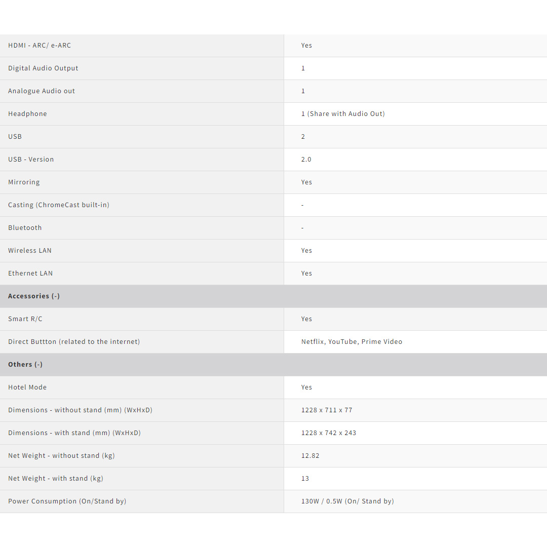 SHARP 55" AQUOS 4K UHD Android TV 4TC55EK2X | App Store | Web Browser | Netflix | YouTube | Prime Video | HDMI | USB | Android TV With 2 Year Warranty