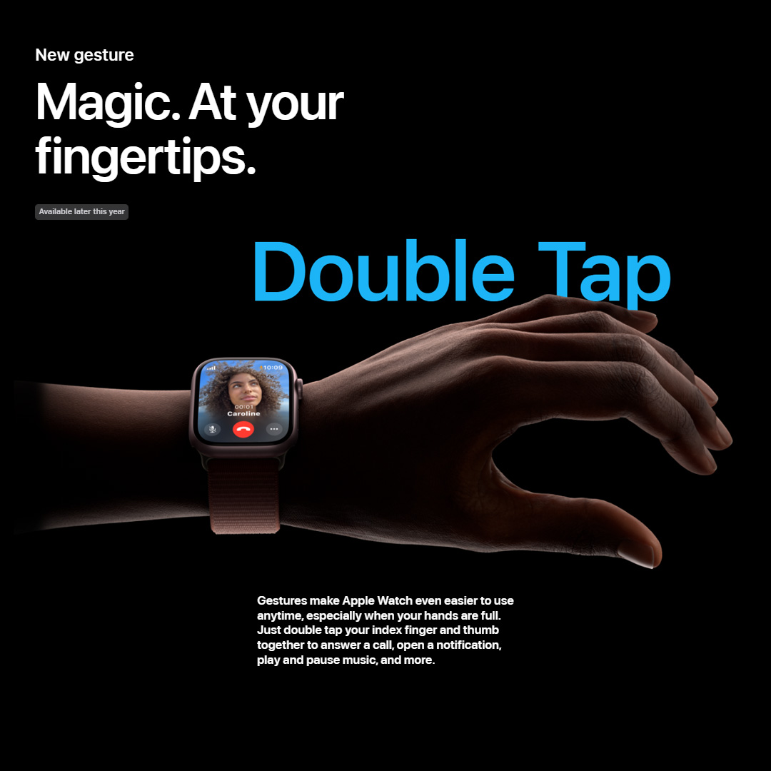 Apple Watch Series 9 Starlight Aluminium Case with Sport Band | 41mm/44mm | GPS/GPS+Celullar | 1.9" Display | 308mAh Battery | Crash Detection | Fall Detection | Smart Watch with 1 Year Warranty