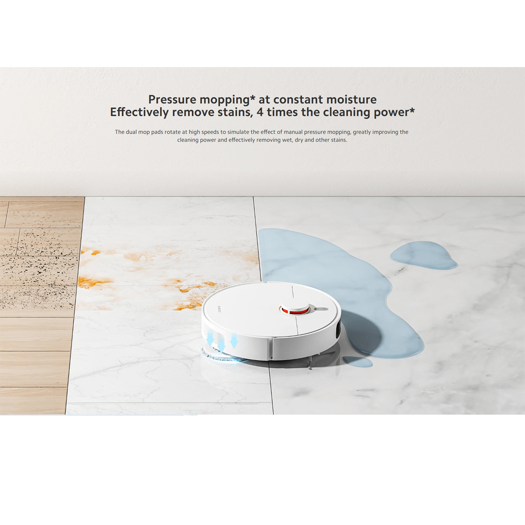 Xiaomi 55W Robot Vacuum S10+ B105 | 4000Pa Powerful Suction Fan Blower | 3D Obstacle Avoidance | Smart Control | Vacuum with 1 Year Warranty