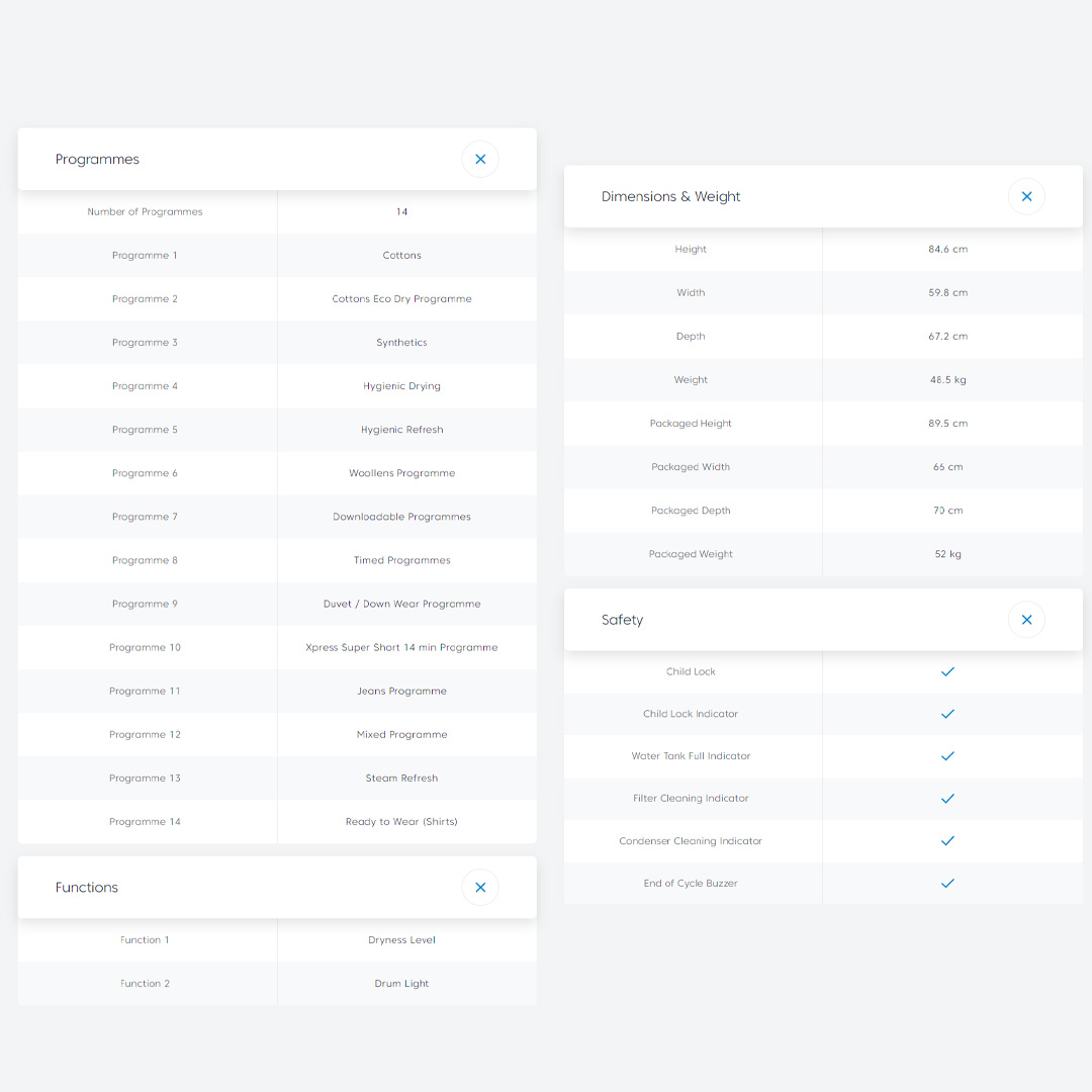 Beko 12KG Heat Pump ProSmart Inverter Tumble Dryer B5T66230WM | AquaWave | EcoGentle | Digital Display | Hygienic Drying | Tumbler Dryer with 2 Year Warranty
