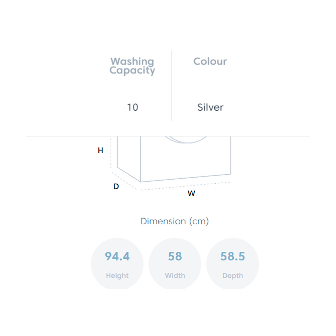 Beko Top Load Non-Inverter Washing Machine WTLJI08C1SM/WTLJI10C1SM | 10 Programmes | Quick Wash | DrumClean | Air-Dry | Fuzzy Control | Child Lock | Washing Machine with 2 Years Warranty