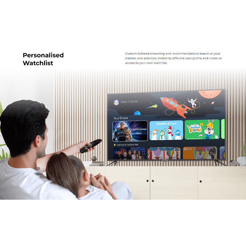 Caixun 40" 2K LED Google TV (PROXITY) C40V1FA | 2K FHD | Dolby Audio | Android TV