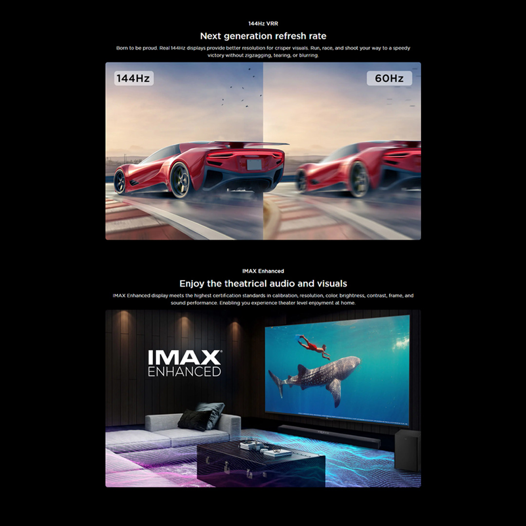 TCL 55" / 65" /75" / 85" / 98" 4K UHD QD-Mini LED Google TV | 55C755 / 65C755 / 75C755 / 85C755 / 98C755 | Full Array Local Dimming | IMAX Enhanced | Google TV with 2 Year Warranty