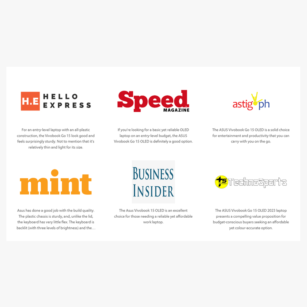 ASUS Vivobook Go 15  Laptop E1504F-ANJ468WS | ASUS Webcam Shield | ASUS AI Noise Cancelation | ASUS WiFi Master | 2  Year General Warranty