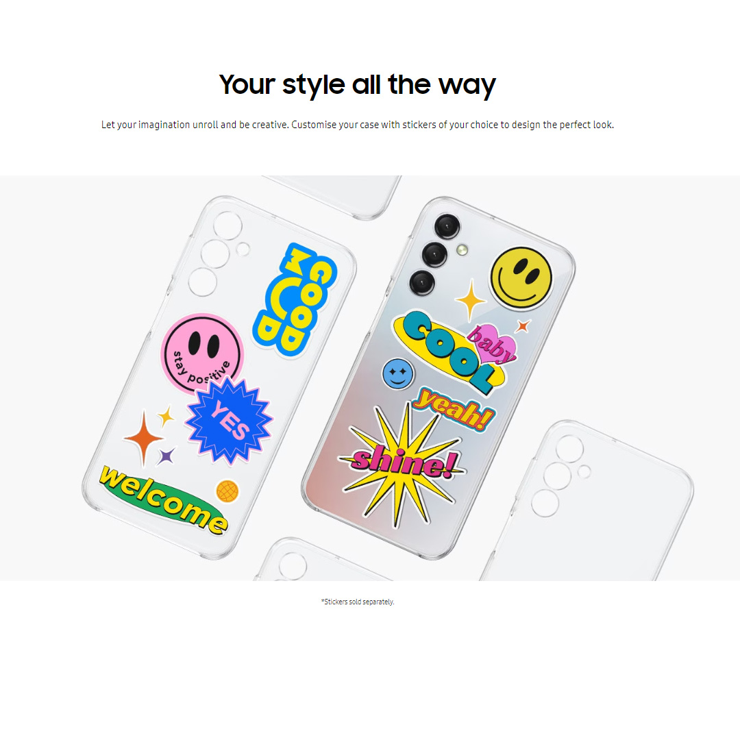 SAMSUNG Galaxy A24 Clear Case EF-QA245CTEGWW | Slim Layer | Glossy Layer | Supreme Transparency | Clarity | 24g | Transparent