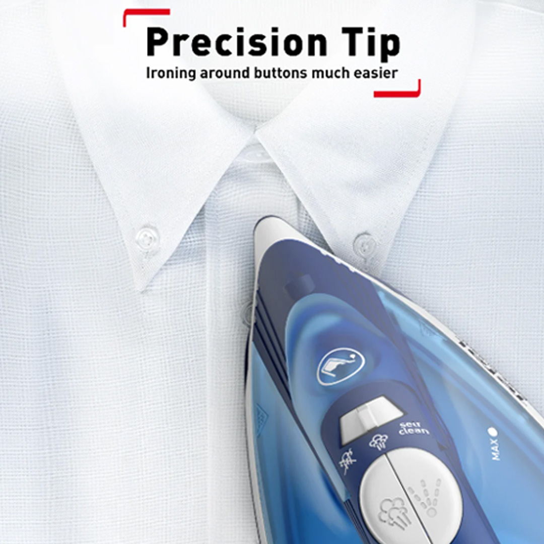 Tefal 1200W Easy Steam Steam Iron FV1941 | Vertical Steam | 2 Second Heat Up Time | Auto-Off | Eco Mode | Anti-Drip | Steam Iron with 2 Year Warranty