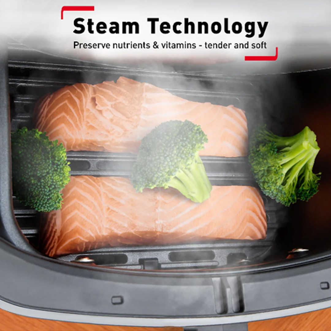 Tefal 6.5L Easy Fry Steam & Grill 3-in-1 Air Fryer FW2018 | 7 Automatic Programs | 3 Manual Modes | XXL Capacity | Air Fryer with 2 Year Warranty