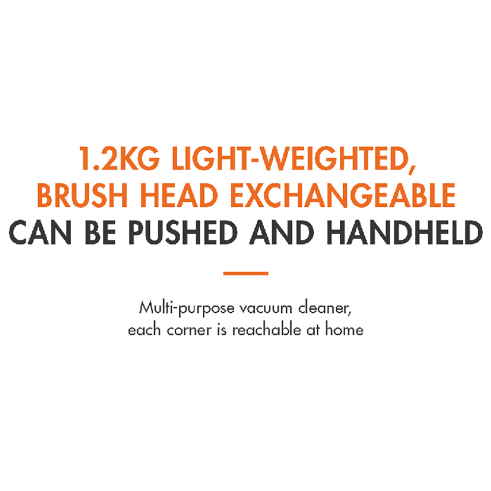 Gaabor 500W Stick Vacuum cleaner | VCW14M-WH01B | Stainless Steel Handle | New Filtration System