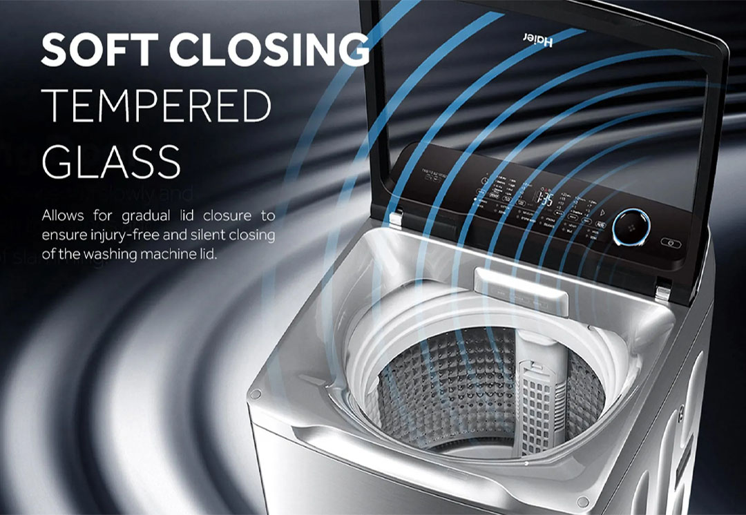 HAIER 8KG Top Load Inverter Washing Machine HWM80-316S6 | Anti-Bacterial Pulsator | Auto Restart | Hijab Mode | Pillow Drum | Washing Machine with 2 Years Warranty