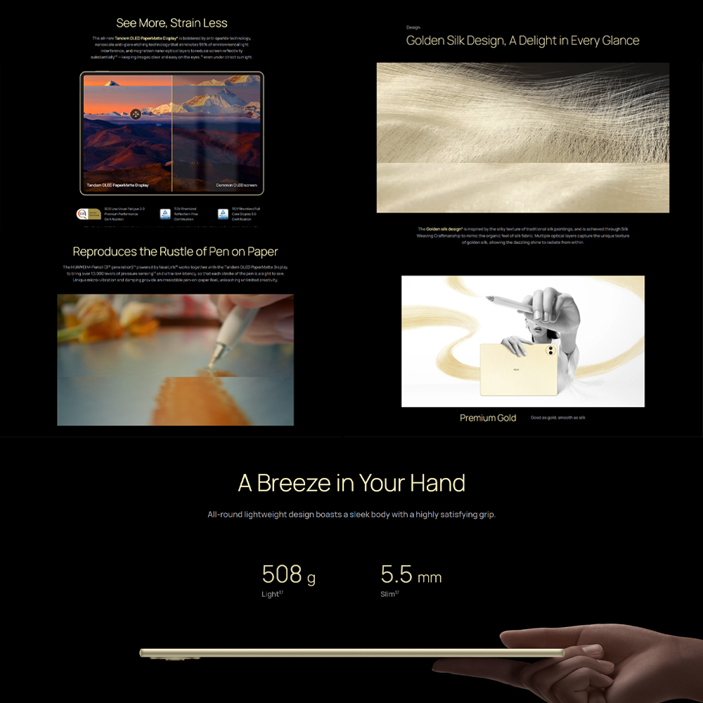 HUAWEI MatePad Pro 12.2 2024 Wi-Fi 12GB+512GB | 12.2" | HarmonyOS 4.2 | HUAWEI Kirin 9000S (7 nm)