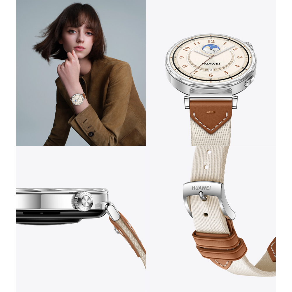 Huawei WATCH GT 5 | Up to 2-Week Battery Life | Sculpted look, geometric feel | Sharp-Edged Design