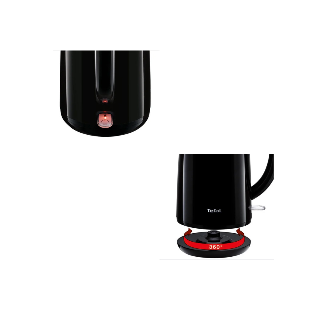 Tefal 1.7L Safe Tea Kettle KO2608 | 1800W Power | Cordless | Automatic Switch Off | Dual Heat Barrier Layers Protection | Kettle with 2 Year Warranty