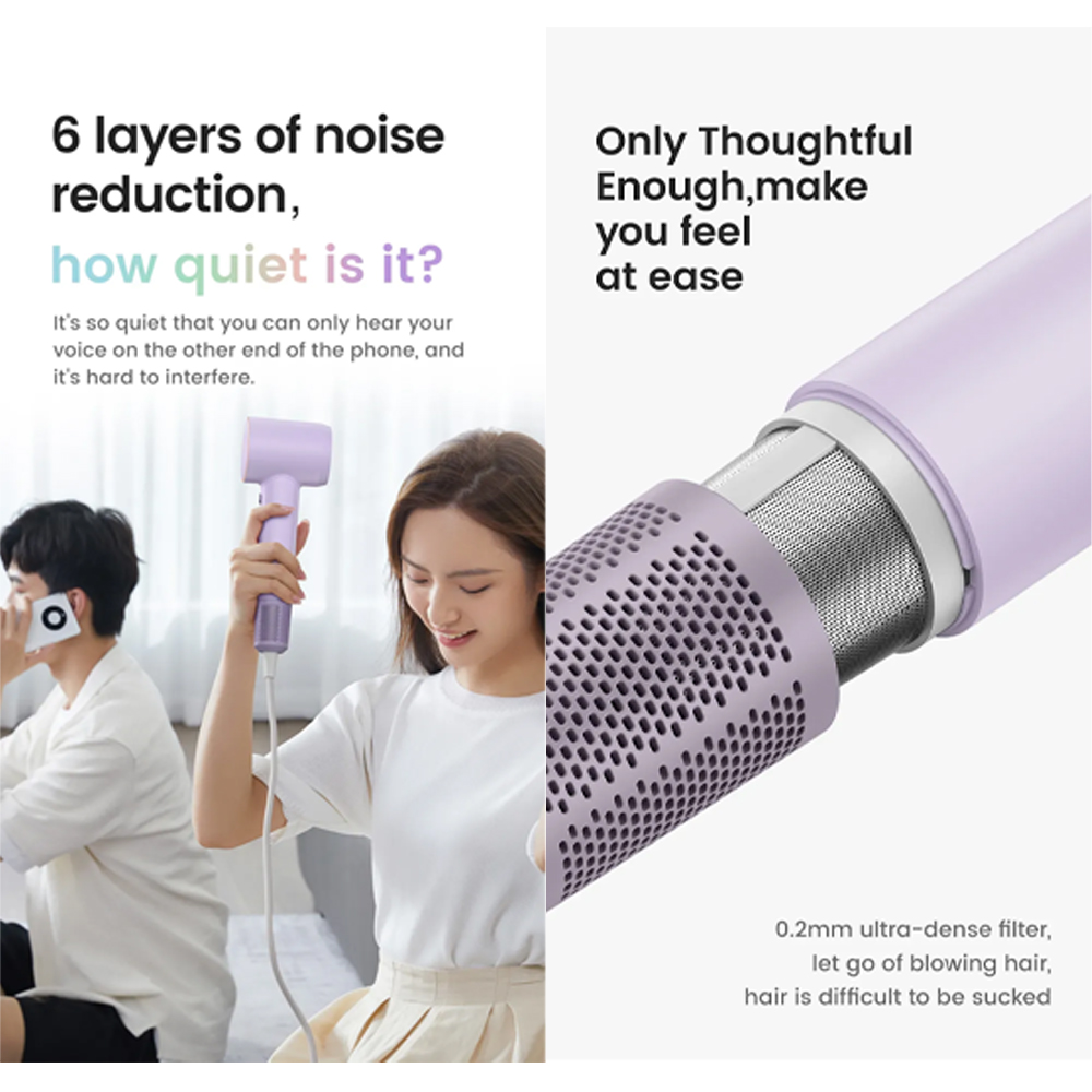 Laifen 1500W SE High Speed Hair Dryer | SLF-SEPLUS |  Noise Reduction Technology | Fast Drying