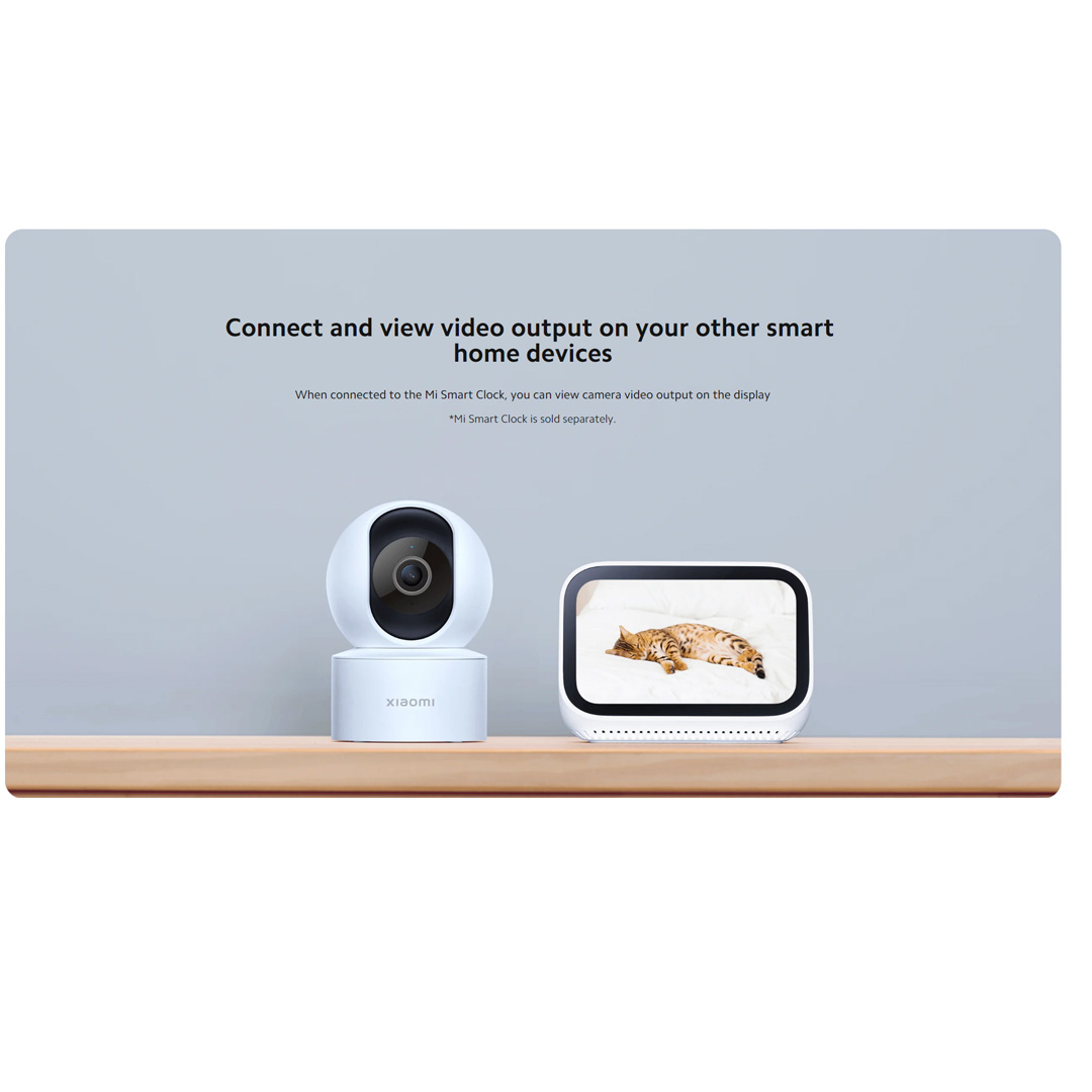 Xiaomi 1080P Smart Camera C200 MJSXJ14CM | 1080p Full HD for Clearer Video Quality | Panoramic 360° Pan-tilt-zoom Monitoring | Infrared Night Vision | Smart Camera with 1 Year Warranty