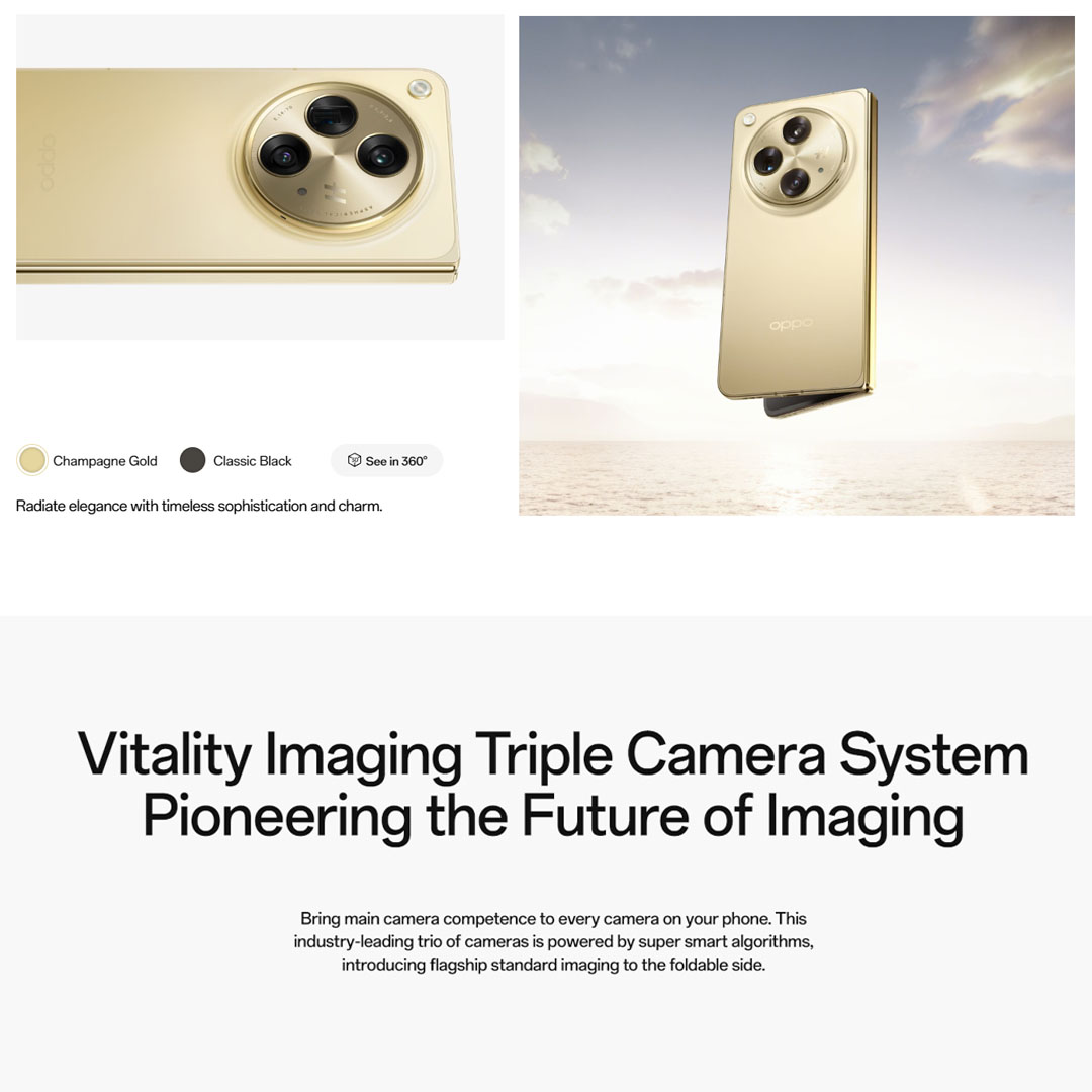 (Pre-Order till 27.10.2023) OPPO Find N3 16GB+512GB | 7.82" LTP03 OLED | 64MP Main Camera | 4805mAh Battery | NFC | Smartphone with 1 Year Warranty