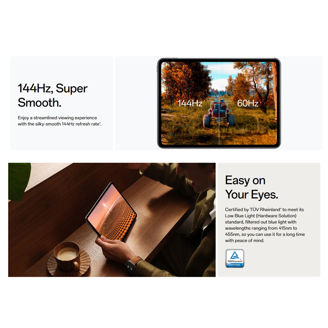 (Pre-Order till 27.10.2023) OPPO Pad 2 8GB+256GB | 11.61" Display | 7:5ReadFit Screen | 13MP Camera | 9510mAh Battery | Tablet with 1 Year Warranty