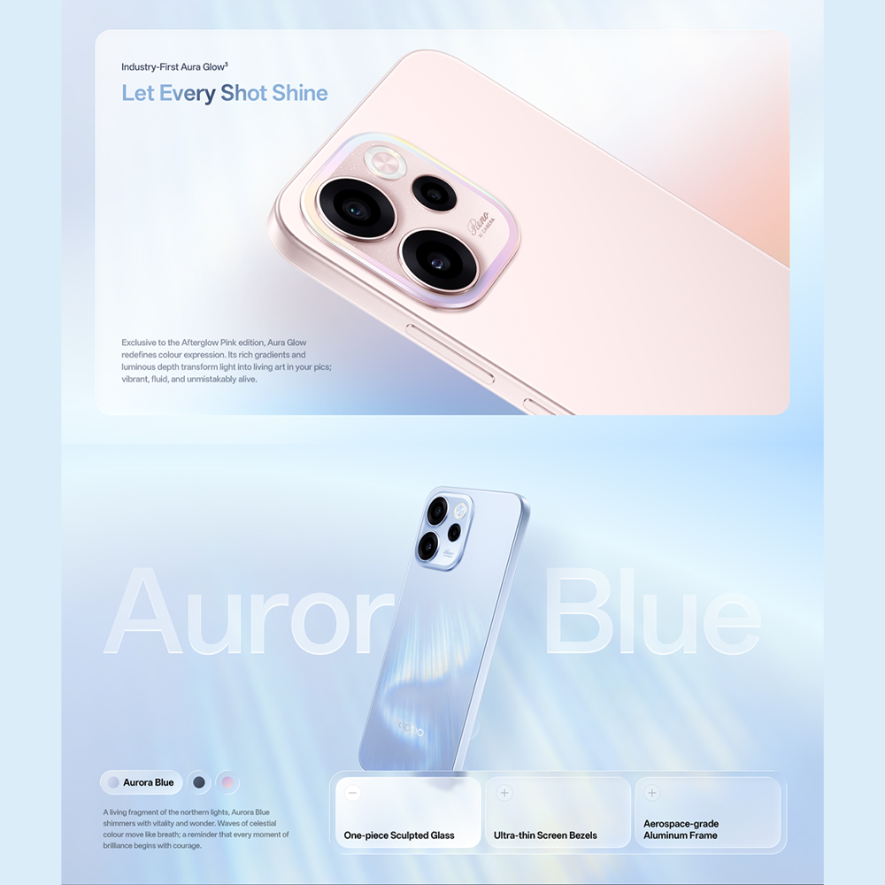 OPPO Reno15 F 5G 8GB+256GB / 12GB+256GB | 6.57 inch | 50MP Rear Camera | Qualcomm SM6450 Snapdragon 6 Gen 1 (4 nm) | Android 16, ColorOS 16 | Li-Po 7000 mAh, 80W wired