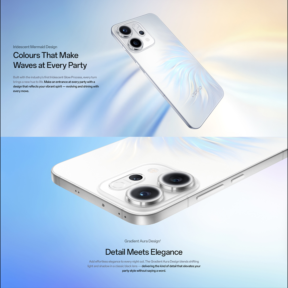 OPPO Reno14 5G | 50MP 3.5x Telephoto Camera | Multi-Focal-Length 4K 60fps HDR Video | 6000mAh Battery | 80W Flash Charge