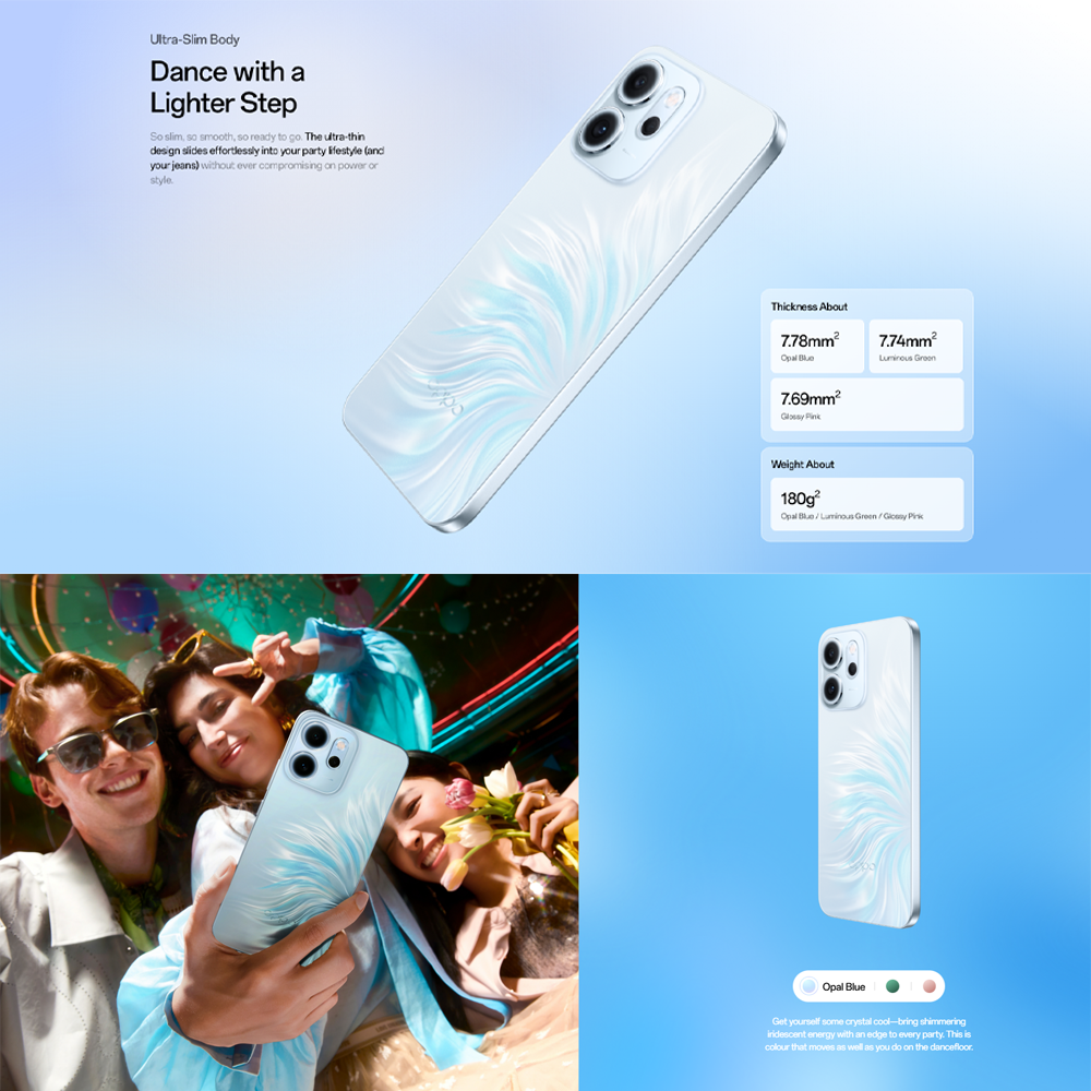 OPPO Reno14 5G | AI Flash Photography | AI Editor 2.0 | 6000mAh Large Battery | 45W SUPERVOOC Flash Charge