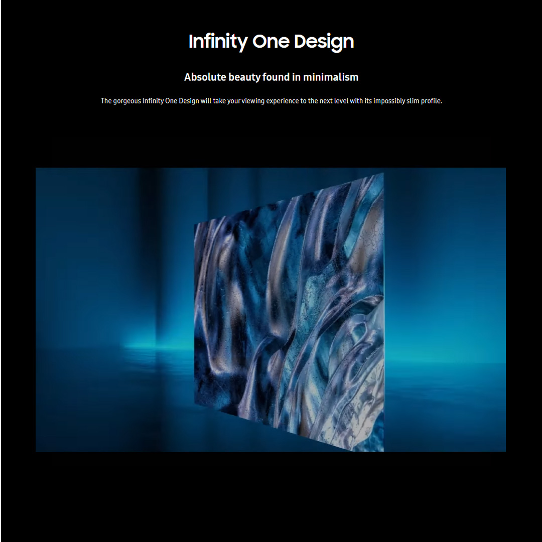 SAMSUNG 75" 8K UHD Smart NEO QLED TV QA75QN700CKXXM | Infinity One Design | Tizen™ Smart TV | App Casting | Web Browser | SmartThings | Smart TV with 2 Year Warranty