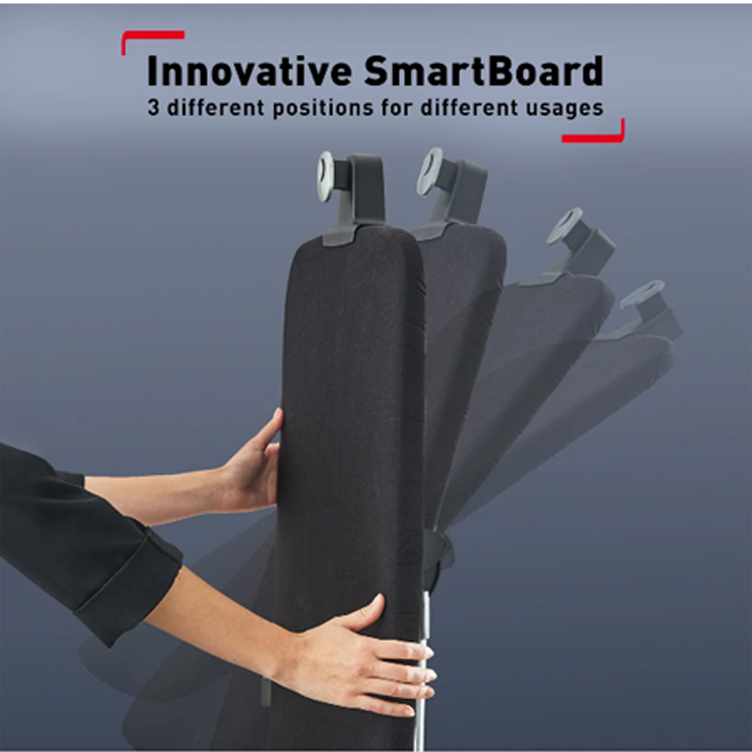 Tefal 2980W IXEO+ All-In-One Solution Garment Steamer QT1510 | Auto-Off | Steam Ready Indicator | Fast Heat-up in 70 Seconds | Garment Steamer with 2 Year Warranty